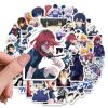 10 30 50PCS Anime BLUE LOCK Stickers For Skateboard Guitar Laptop Luggage Scrapbook Chigiri Hyoma Isagi 5 - Official Blue Lock Store