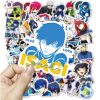 10 50Pcs Japan Blue Lock Stickers Anime Scrapbook Motorcycle Luggage Laptop Graffiti Guitar Cartoon Sticker Manga - Official Blue Lock Store