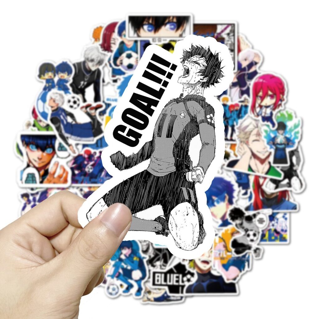 10 50Pcs Japan Nagi Blue Lock Stickers Manga Bachira Decal Luggage Laptop Fridge Skateboard Anime Stickers - Official Blue Lock Store