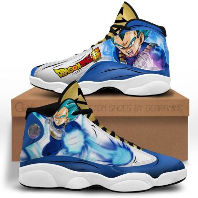 DBZ Vegeta Blue 13s JD13 Sneakers Custom Dragon Ball Shoes