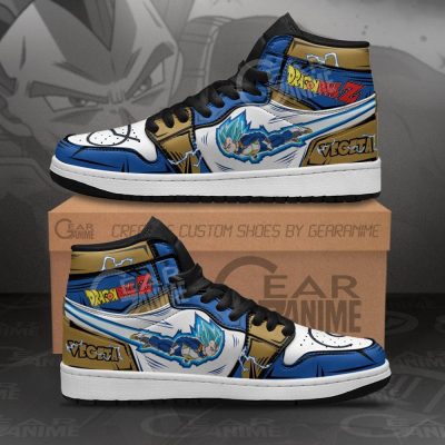 Vegeta Blue Sneakers Custom Whis Symbol Dragon Ball Anime Shoes