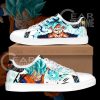 Goku SSJ Blue Skate Shoes Custom For Dragon Ball Fans