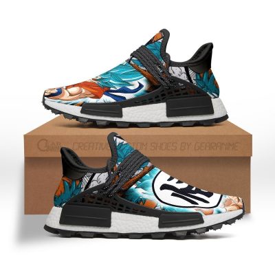 Goku Blue NMD Shoes Custom Dragon Ball Anime Sneakers