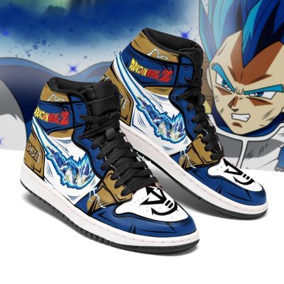 DBZ Vegeta Blue Sneakers Custom Anime Dragon Ball Shoes