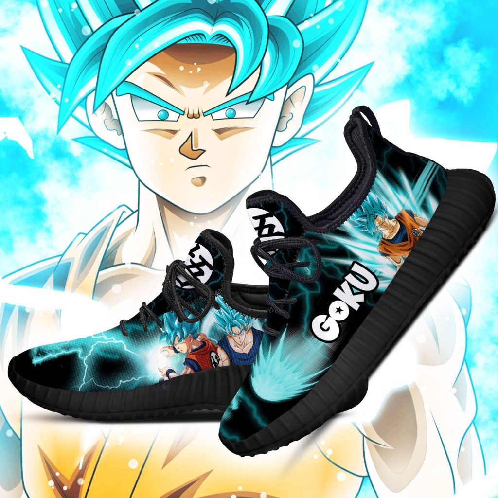 Goku Saiyan Blue Reze Shoes Dragon Ball Anime Shoes Fan Gift TT04