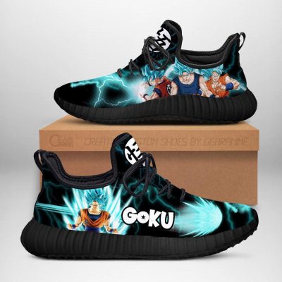 Goku Saiyan Blue Reze Shoes Dragon Ball Anime Shoes Fan Gift TT04