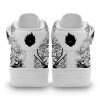 Vegeta Blue Sneakers Air Mid Custom Dragon Ball Anime Shoes Mix Manga