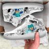 Vegeta Blue Sneakers Air Mid Custom Dragon Ball Anime Shoes Mix Manga