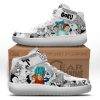 Goku Super Saiyan Blue Sneakers Air Mid Dragon Ball Shoes Mix Manga