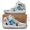 Vegeta Blue Sneakers Air Mid Custom Dragon Ball Anime Shoes Mix Manga