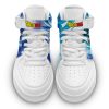 Goku and Vegeta Blue Sneakers Air Mid Custom Dragon Ball Anime Shoes