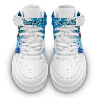 Goku Blue Sneakers Air Mid Custom Dragon Ball Anime Shoes