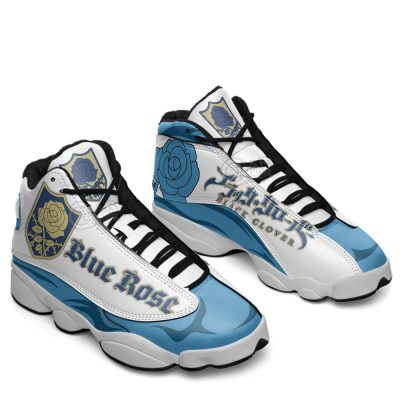 Blue Rose JD13 Sneakers Black Clover Custom Anime Shoes