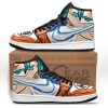 Dragon Ball Goku Blue JD1 Sneakers Anime Custom Face