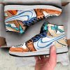 Dragon Ball Goku Blue JD1 Sneakers Anime Custom Face