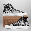 Goku Blue High Top Shoes Dragon Ball Custom Manga Sneakers