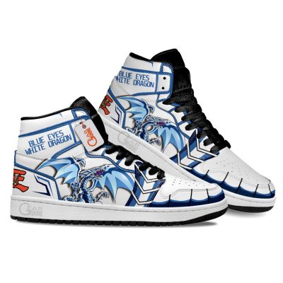 Blue Eyes White Dragon Shoes YGO Anime Custom Sneakers MN2802