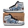 Blue Eyes White Dragon Shoes YGO Anime Custom Sneakers MN2802