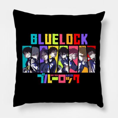 Blue Lock Throw Pillow Official Haikyuu Merch