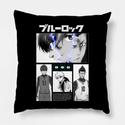 Blue Lock Team Throw Pillow Official Haikyuu Merch