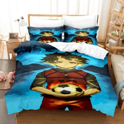 3D Bluelock Football Junior Japanese Cartoon Bedding Set Duvet Cover With Pillow Cover Bedroom Decoration Bed 13.jpg 640x640 13 - Official Blue Lock Store