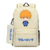 Anime Blue Lock Backpack School Bag Bookbags Middle Student Schoolbag Large Travel Bagpack 1 - Official Blue Lock Store