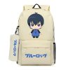 Anime Blue Lock Backpack School Bag Bookbags Middle Student Schoolbag Large Travel Bagpack 3 - Official Blue Lock Store