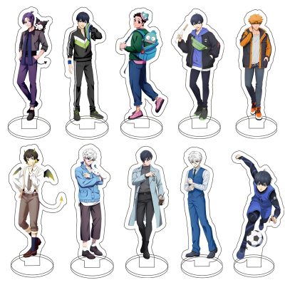 Anime Figure Blue Lock Standee Cosplay Isagi Chigiri Bachira Nagi Karasu Cartoon Model Plate Fashion Acrylic - Official Blue Lock Store