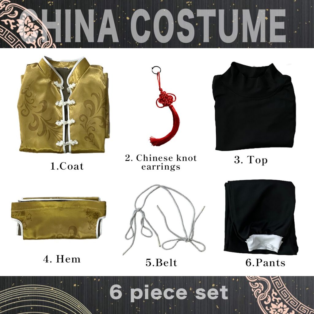 HOLOUN Blue Lock Anime Bachira Cosplay China Costume Kung Fu Tang Suit Wig Rose Net Sythetic 4 - Official Blue Lock Store