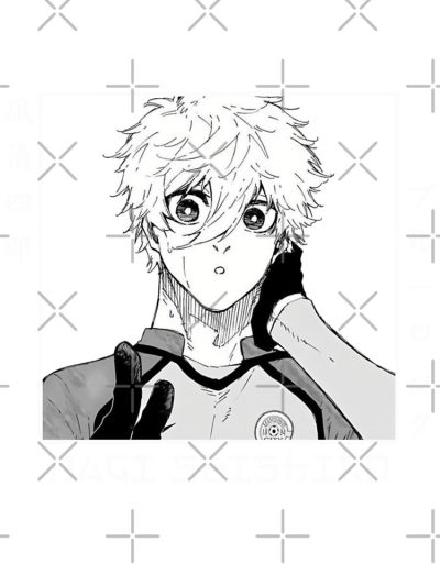 Sieshiro Nagi Blue Lock Shower curtain Official Haikyuu Merch