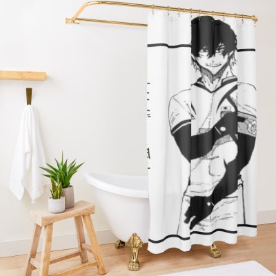 Oliver aiku blue lock Shower curtain Official Haikyuu Merch