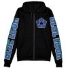 blue Zip Hoodie Front Mockup - Official Blue Lock Store