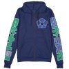 isagi Zip Hoodie Front Mockup - Official Blue Lock Store