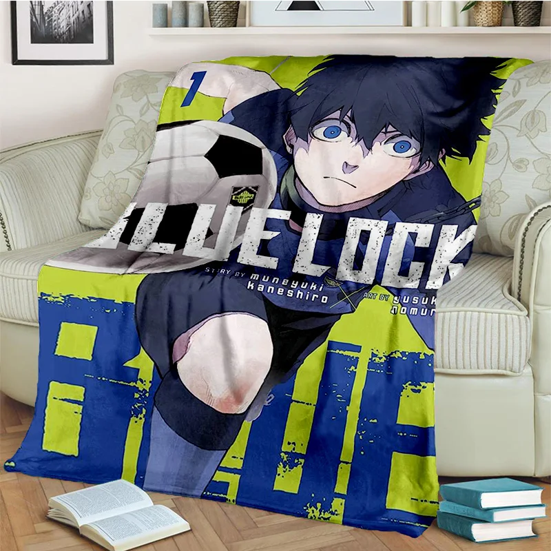 3D Football Anime Blue Lock Cartoon Blanket Soft Throw Blanket for Home Bedroom Bed Sofa Picnic 15 - Official Blue Lock Store