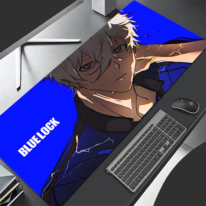 Japanese Anime Blue Lock Custom Mousepad Computer Gamers Rubber Non slip Mouse Pad Laptop Gaming Accessories 13 - Official Blue Lock Store