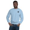 unisex crew neck sweatshirt light blue front 64535f6478ac7 - Official Blue Lock Store