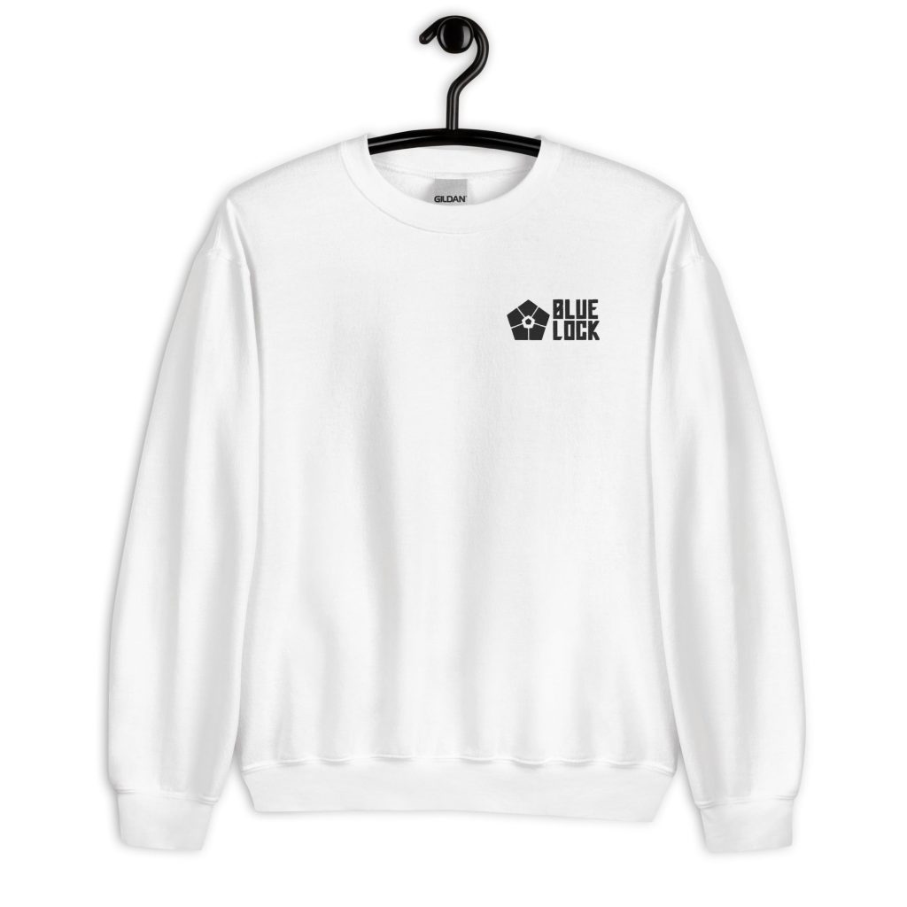 unisex crew neck sweatshirt white front 6453613e8100c - Official Blue Lock Store