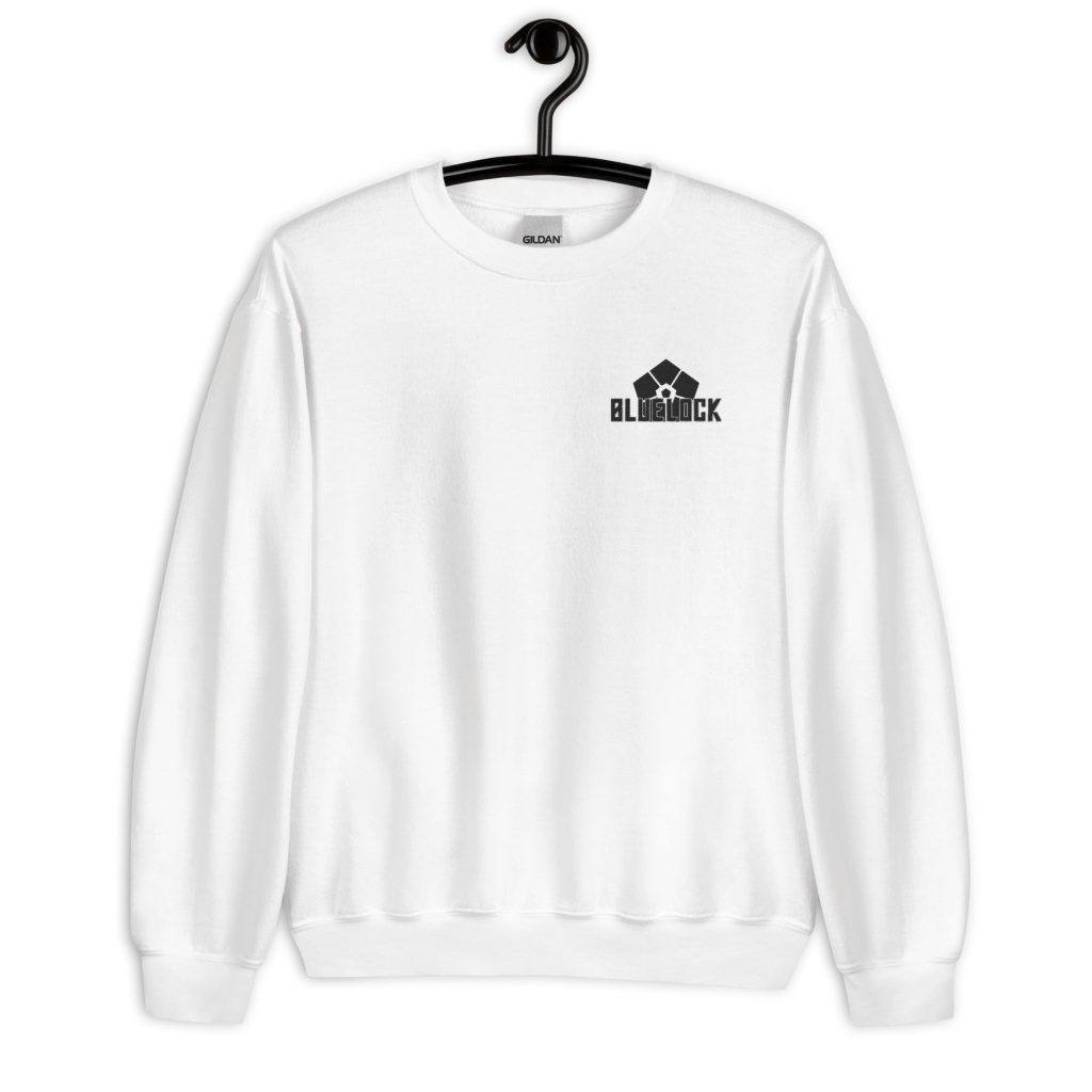 unisex crew neck sweatshirt white front 645362d4df806 - Official Blue Lock Store